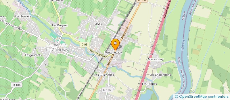 localisation de l'entreprise MVPM AUTOS  LA CHAPELLE-DE-GUINCHAY