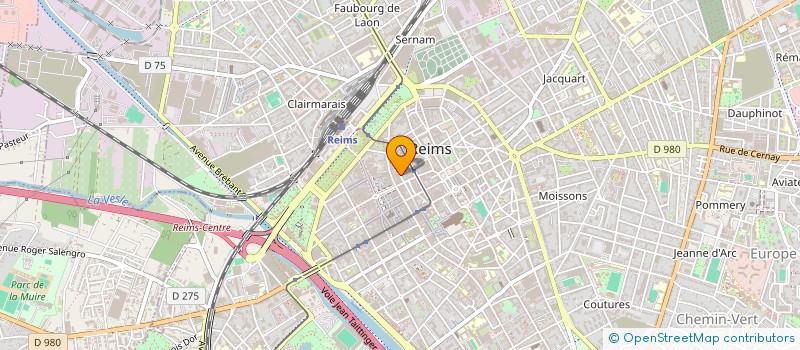 localisation de l'entreprise MVPMS SAINT-JACQUES  REIMS