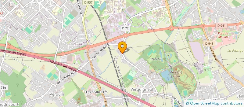 localisation de l'entreprise MVPS INVEST  VERQUIGNEUL