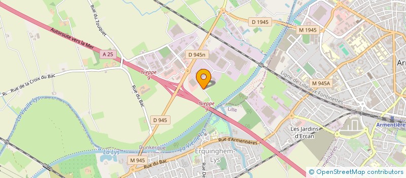 localisation de l'entreprise MVQSERVICES  NIEPPE