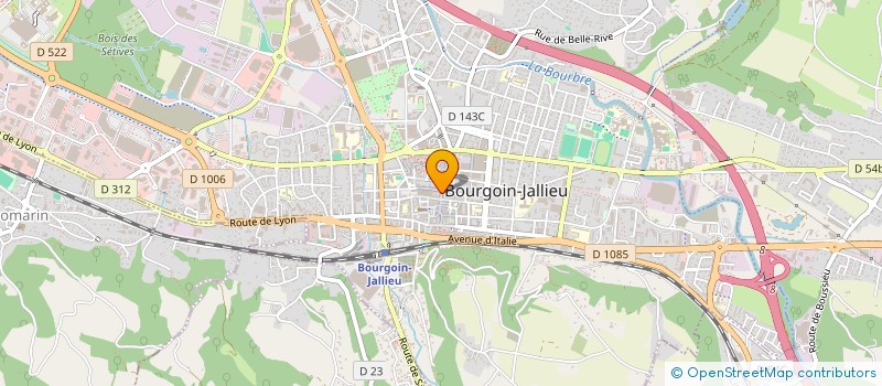 localisation de l'entreprise MVR à BOURGOIN-JALLIEU