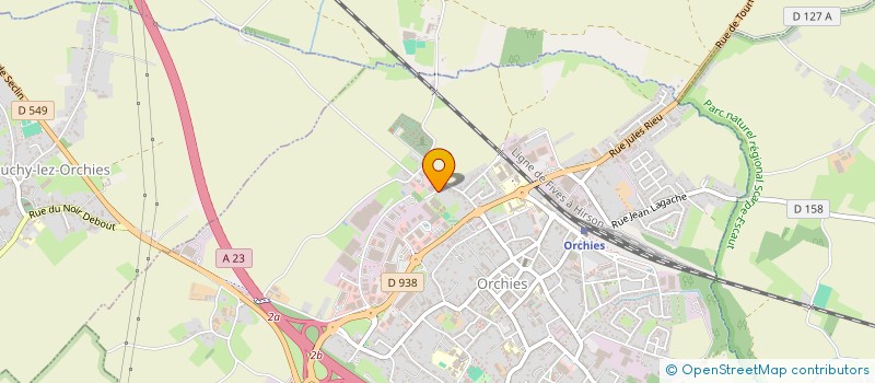 localisation de l'entreprise MVR DU BOUTEAU  ORCHIES