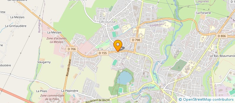 localisation de l'entreprise MVR IMMO  LECOUSSE