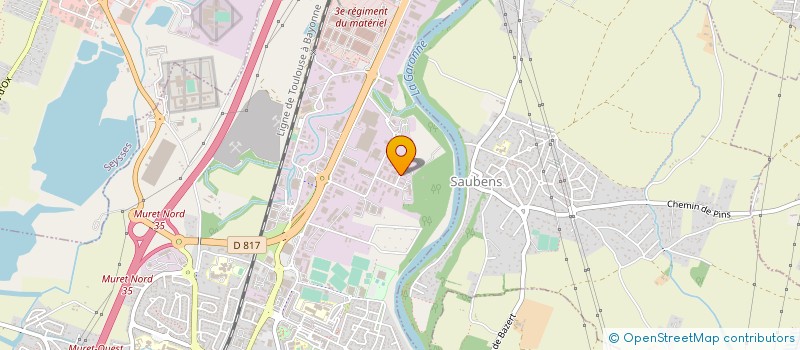 localisation de l'entreprise MVR SUD OUEST  MURET