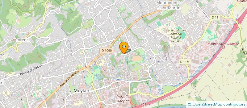 localisation de l'entreprise MVRH à MEYLAN