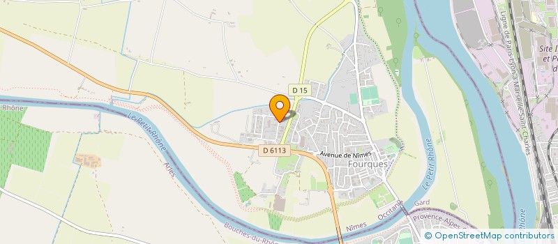 localisation de l'entreprise MVRH à FOURQUES