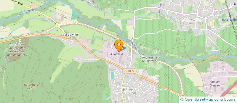 localisation de l'entreprise MVS  CHATENOIS