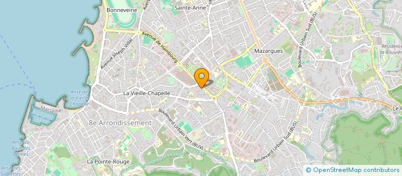 localisation de l'entreprise MVS AGENCY à MARSEILLE