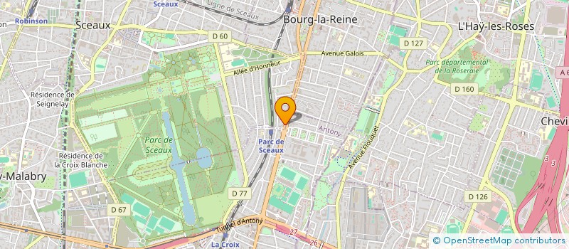 localisation de l'entreprise MVS AUTO ECOLE à SCEAUX