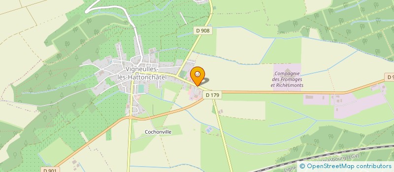 localisation de l'entreprise MVS DISTRIBUTION à VIGNEULLES-LES-HATTONCHATEL