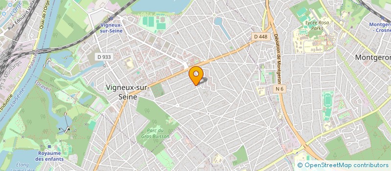localisation de l'entreprise MVS MENUISERIES VOLETS ET SERVICES à VIGNEUX-SUR-SEINE