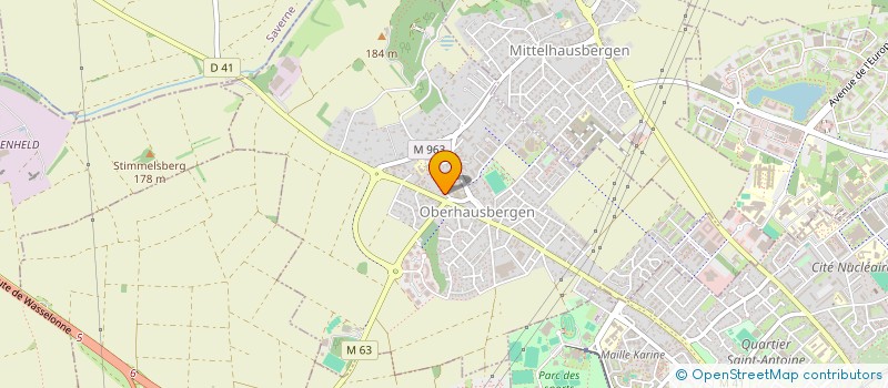 localisation de l'entreprise MVS PATRI  OBERHAUSBERGEN