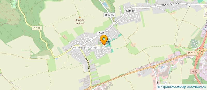 localisation de l'entreprise MVS PATRIMOINE  COSNES-ET-ROMAIN