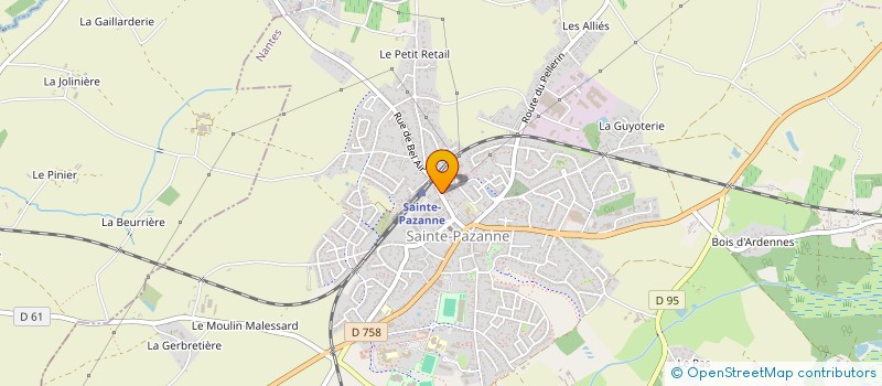 localisation de l'entreprise MVS PUB à SAINTE-PAZANNE