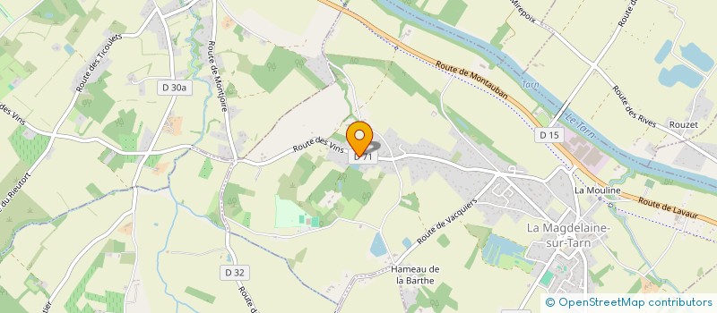 localisation de l'entreprise MVSA CONSEILS à LA MAGDELAINE-SUR-TARN