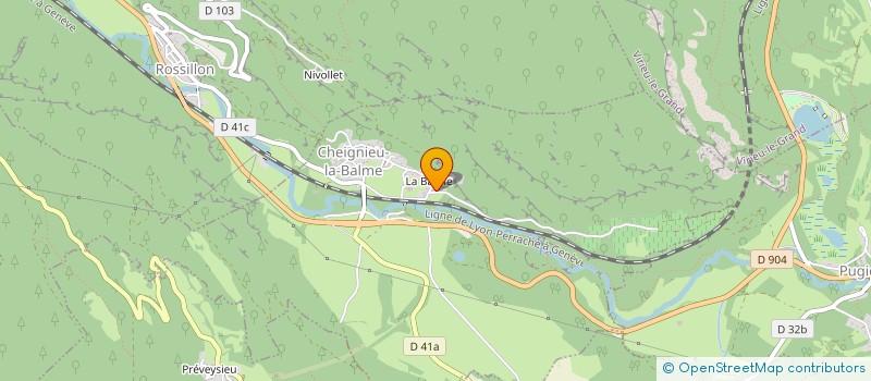 localisation de l'entreprise MVT  CHEIGNIEU-LA-BALME