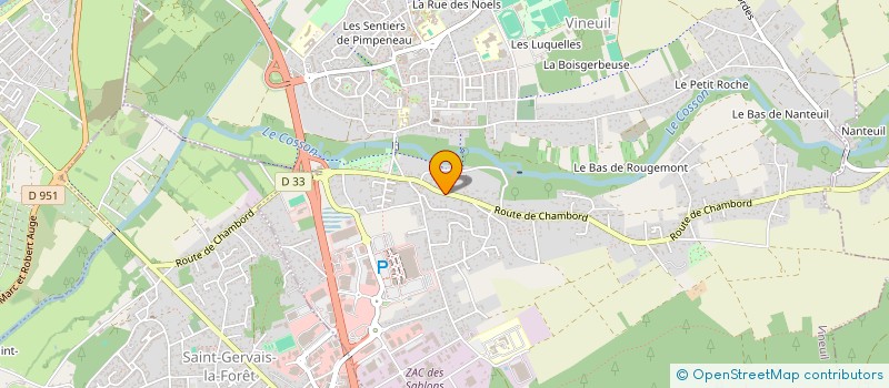 localisation de l'entreprise MVT ANIM TECHNIQ INTERACTIF EDUC REG à VINEUIL