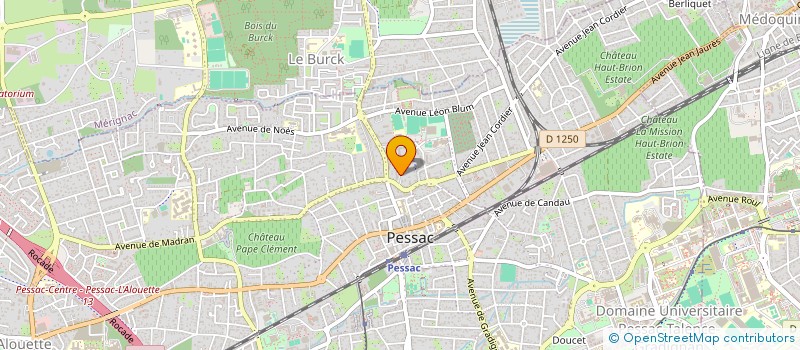 localisation de l'entreprise MVT BURKINABE DROITS DE L'HOMME & PEUPLE à PESSAC