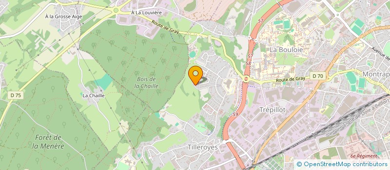 localisation de l'entreprise MVT EURL  BESANCON