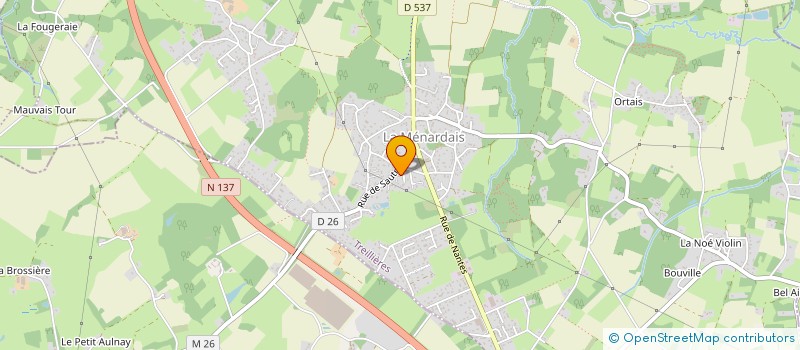 localisation de l'entreprise MVT LA PIECE NOIRE  TREILLIERES