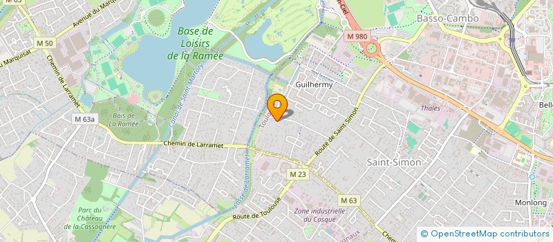 localisation de l'entreprise MVTC à TOULOUSE