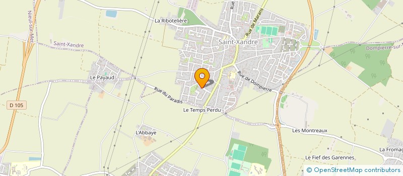 localisation de l'entreprise MVTP  SAINT-XANDRE