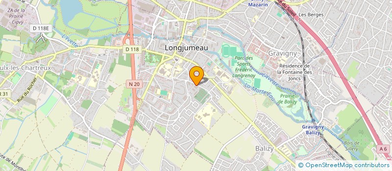localisation de l'entreprise MVTP à LONGJUMEAU