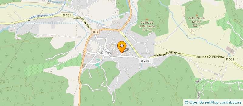 localisation de l'entreprise MVTP  RIANS