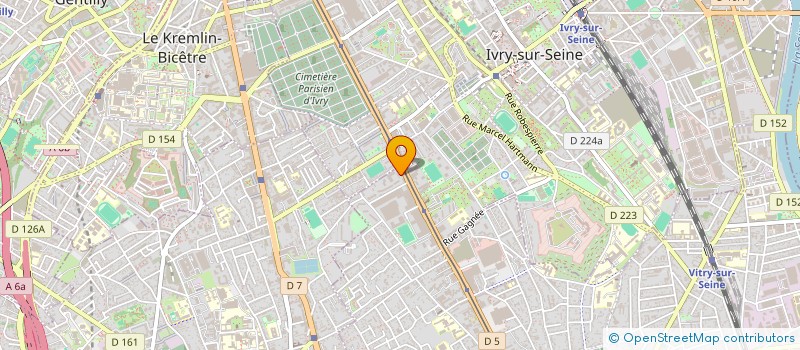 localisation de l'entreprise MVULUZI TRANSPORT à VITRY-SUR-SEINE