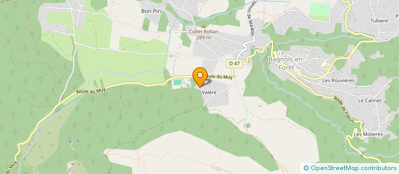 localisation de l'entreprise MVV CONSULTING  BAGNOLS-EN-FORET