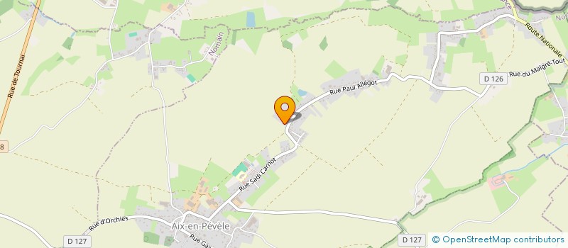 localisation de l'entreprise MVVM  AIX-EN-PEVELE