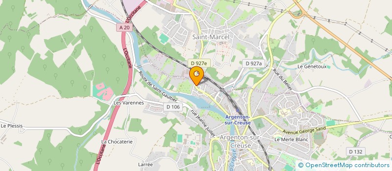 localisation de l'entreprise MVX à ARGENTON-SUR-CREUSE