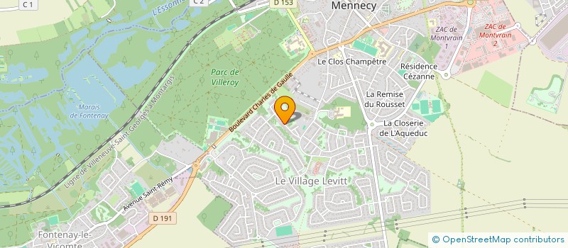 localisation de l'entreprise MVZ TAXI à MENNECY