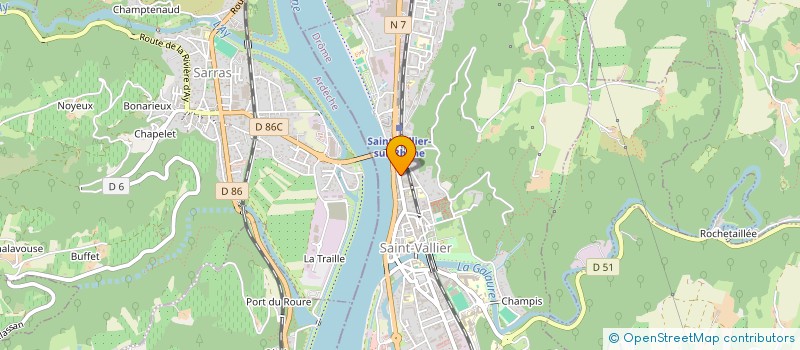 localisation de l'entreprise MW  SAINT-VALLIER