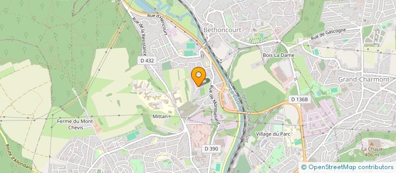 localisation de l'entreprise MW  BETHONCOURT