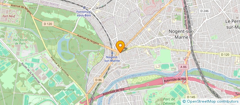 localisation de l'entreprise MW  NOGENT-SUR-MARNE