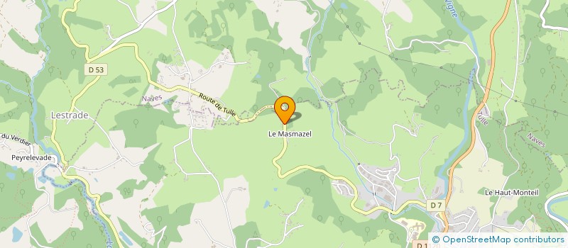 localisation de l'entreprise MW BOIS  TULLE