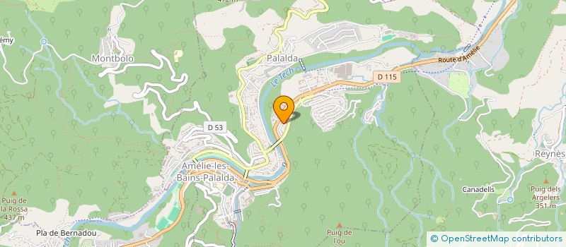 localisation de l'entreprise MW.CA VENDETTA  AMELIE-LES-BAINS-PALALDA