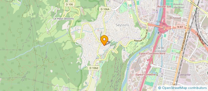 localisation de l'entreprise MW CAPITAL  SEYSSINS