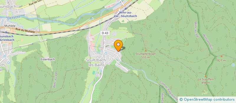 localisation de l'entreprise MW-CHALETS DES ALPES  SOULTZBACH-LES-BAINS