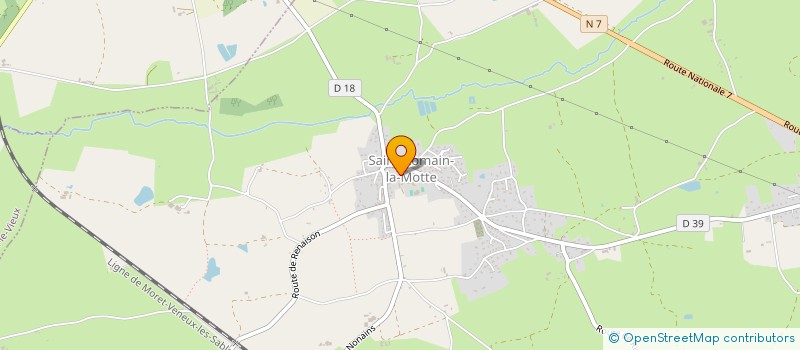 localisation de l'entreprise MW CONCEPT  SAINT-ROMAIN-LA-MOTTE