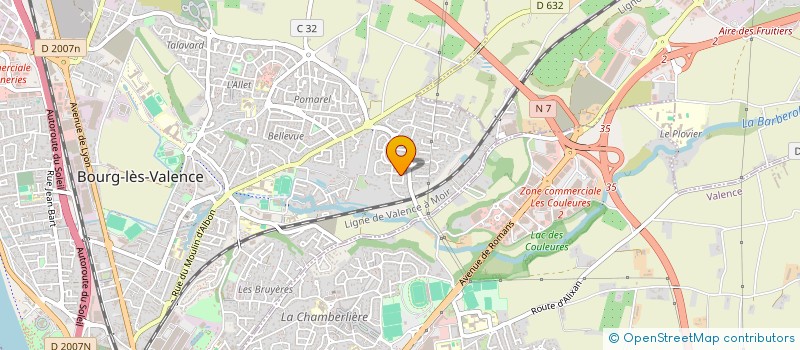 localisation de l'entreprise MW CONSULTING à BOURG-LES-VALENCE