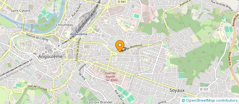 localisation de l'entreprise MW DIAGNOSTIC à ANGOULEME