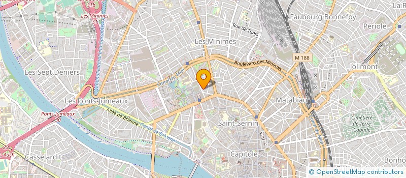 localisation de l'entreprise MW DIFFUSION à TOULOUSE