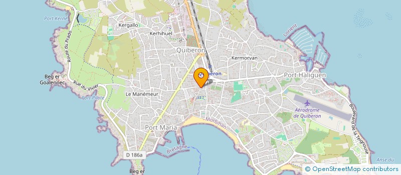 localisation de l'entreprise MW IMMOBILIER  QUIBERON