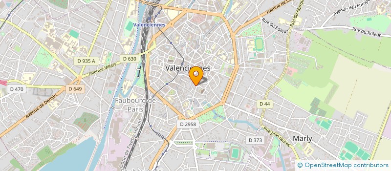 localisation de l'entreprise MW LOCATION à VALENCIENNES