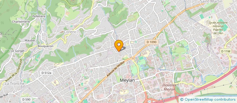 localisation de l'entreprise MW PATRIMOINE  MEYLAN