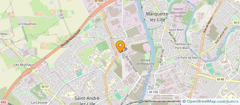 localisation de l'entreprise MW PLUS à SAINT-ANDRE-LEZ-LILLE