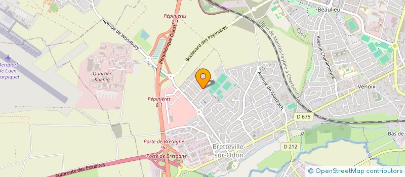 localisation de l'entreprise MW-S 14 à BRETTEVILLE-SUR-ODON