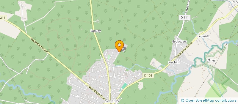 localisation de l'entreprise MW-SAUCATS  SAUCATS